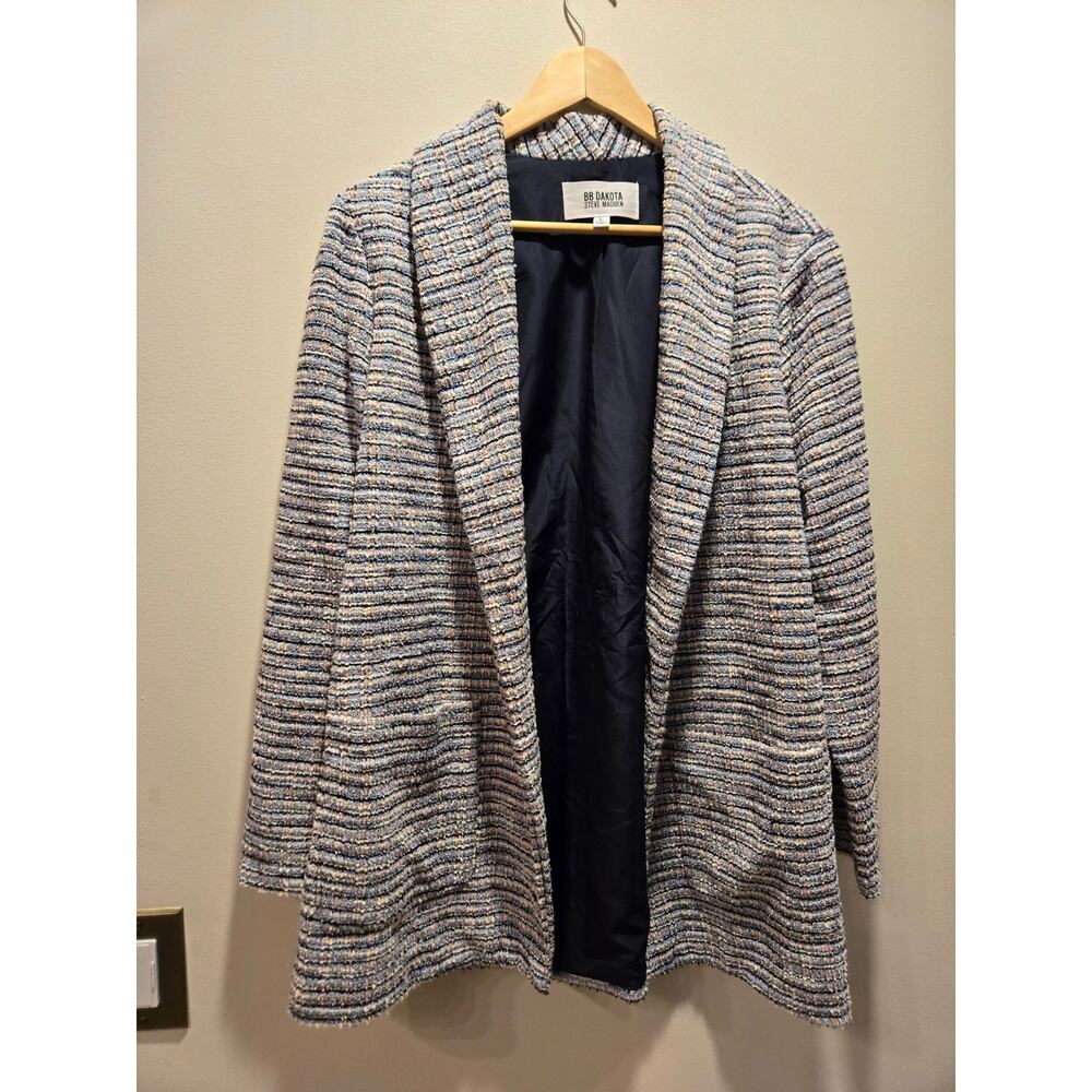 BB Dakota by Steve Madden Tweed Soft Knit Blazer size Large